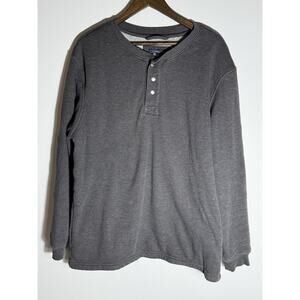 Bass And Co Men’s 2XL Sherpa Lined Thermal Long Sleeve Shirt Storm Outdoor